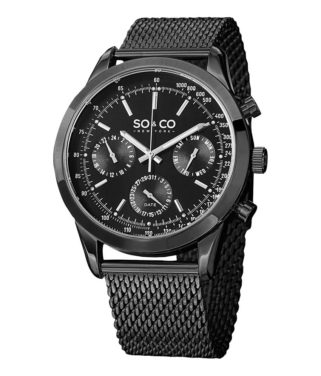 So & Co Tribeca Collection Watch Silver Water Resistant Stainless Steel Case SO & CO - NEW YORK Tribeca 5535 44 mm- MENS WATCH  main image 2