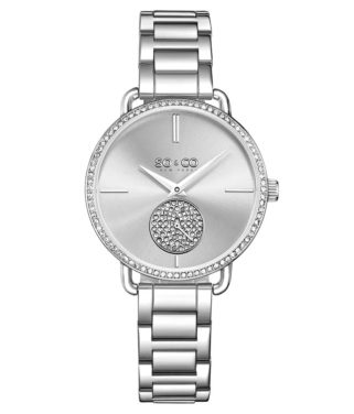SO & CO women\'s madison diamond warch MWW06G000042-Michele Watch-Deco Madison Mid Noir Diamond  main image 4
